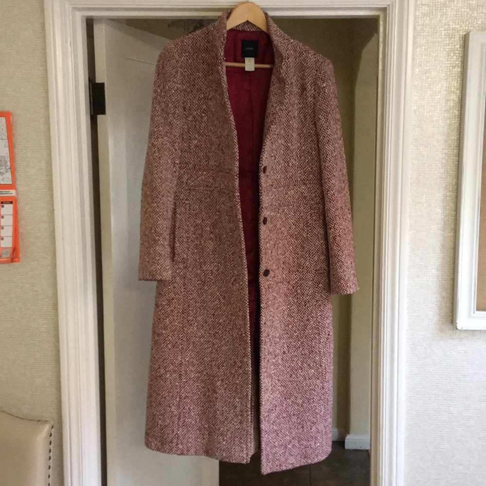JCREW wool coat: Size 8